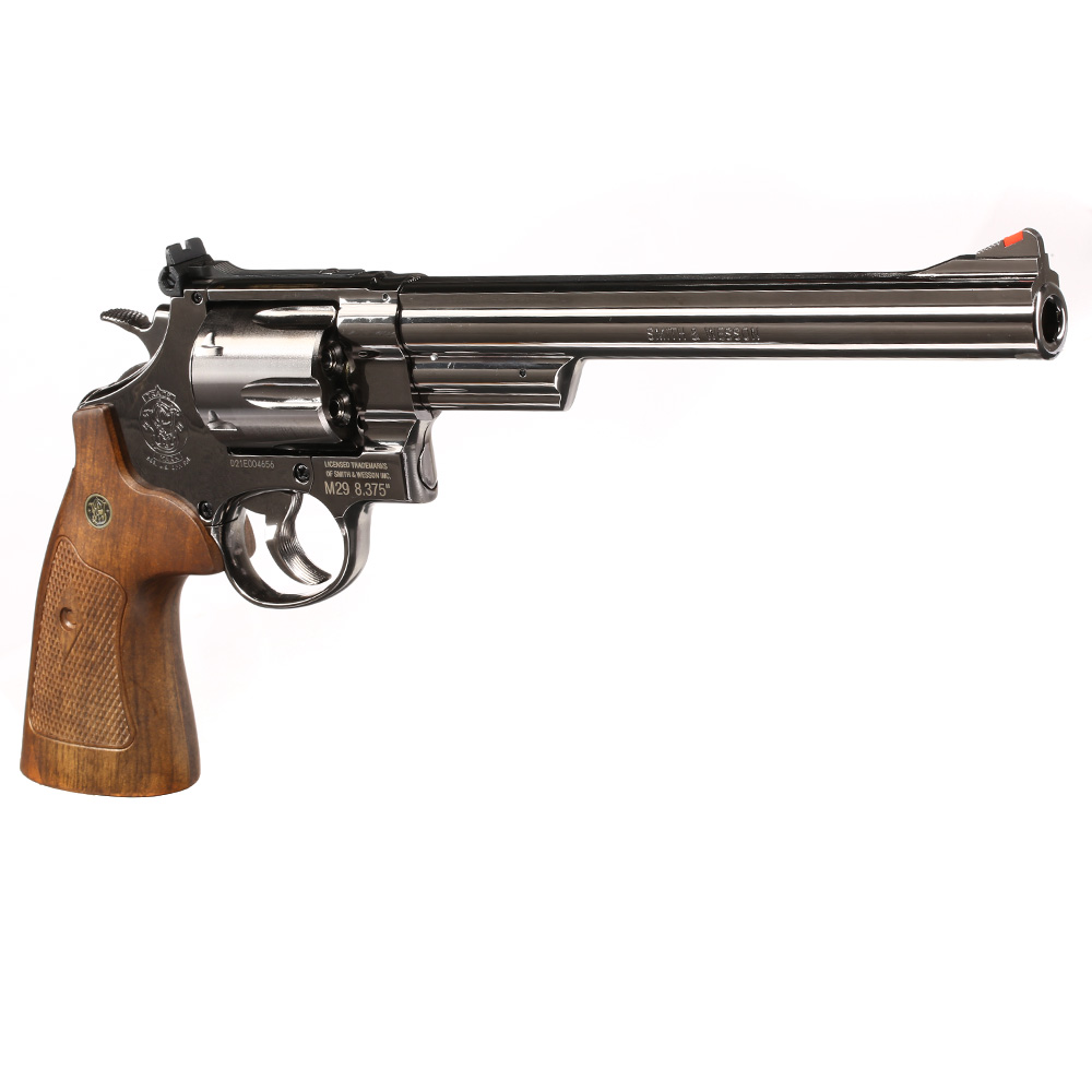 Smith & Wesson M29 Revolver 8 3/8 .44 Magnum CO2 4,5mm Diabolo hochglanzbrniert Bild 8