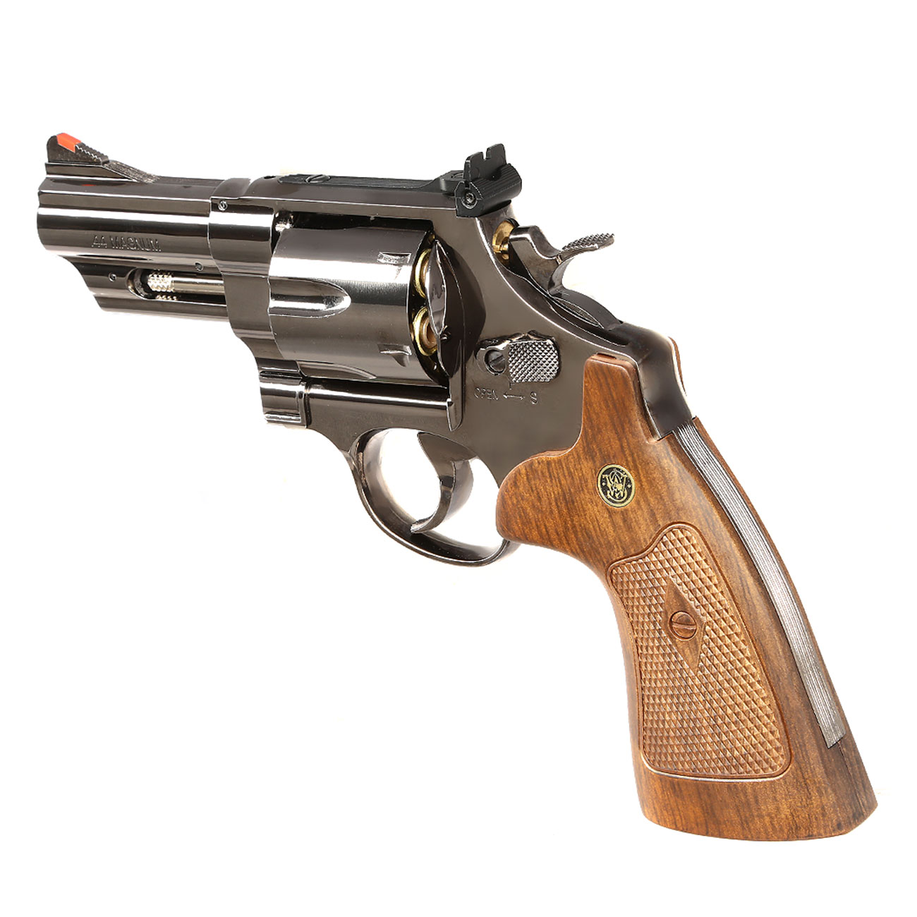 Smith & Wesson M29 Revolver 3 Zoll .44 Magnum CO2 4,5mm BB hochglanzbrniert Bild 2