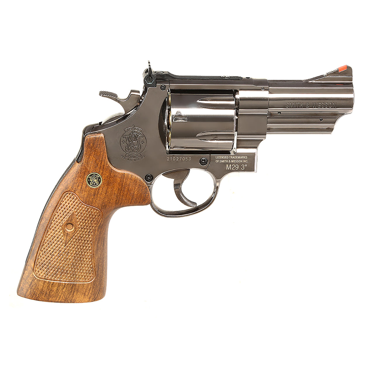 Smith & Wesson M29 Revolver 3 Zoll .44 Magnum CO2 4,5mm BB hochglanzbrniert Bild 4