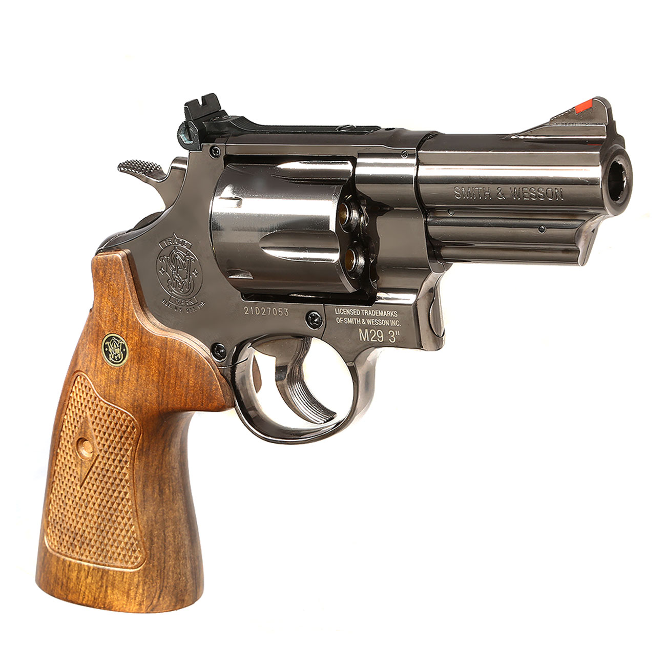 Smith & Wesson M29 Revolver 3 Zoll .44 Magnum CO2 4,5mm BB hochglanzbrniert Bild 8