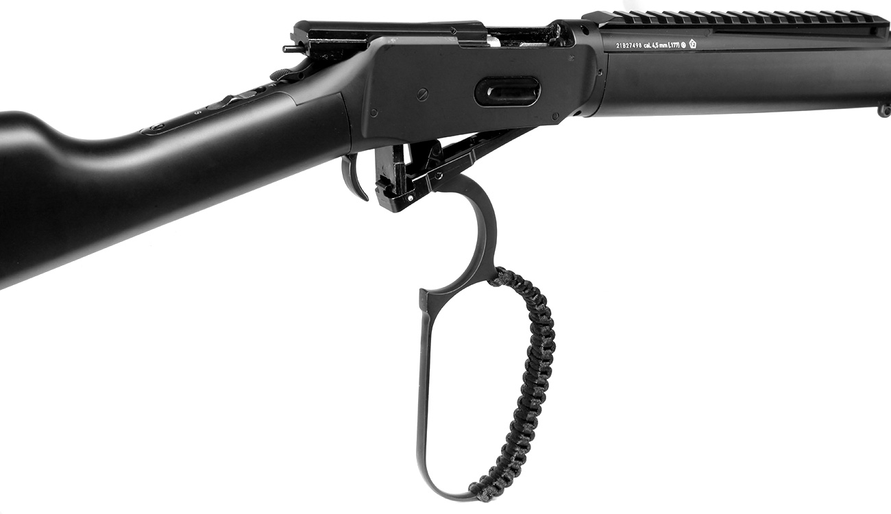 Legends Cowboy Rifle Renegade CO2-Luftgewehr Unterhebelspanner Kal. 4,5 mm BB schwarz inkl. 10 Ladehlsen Bild 6