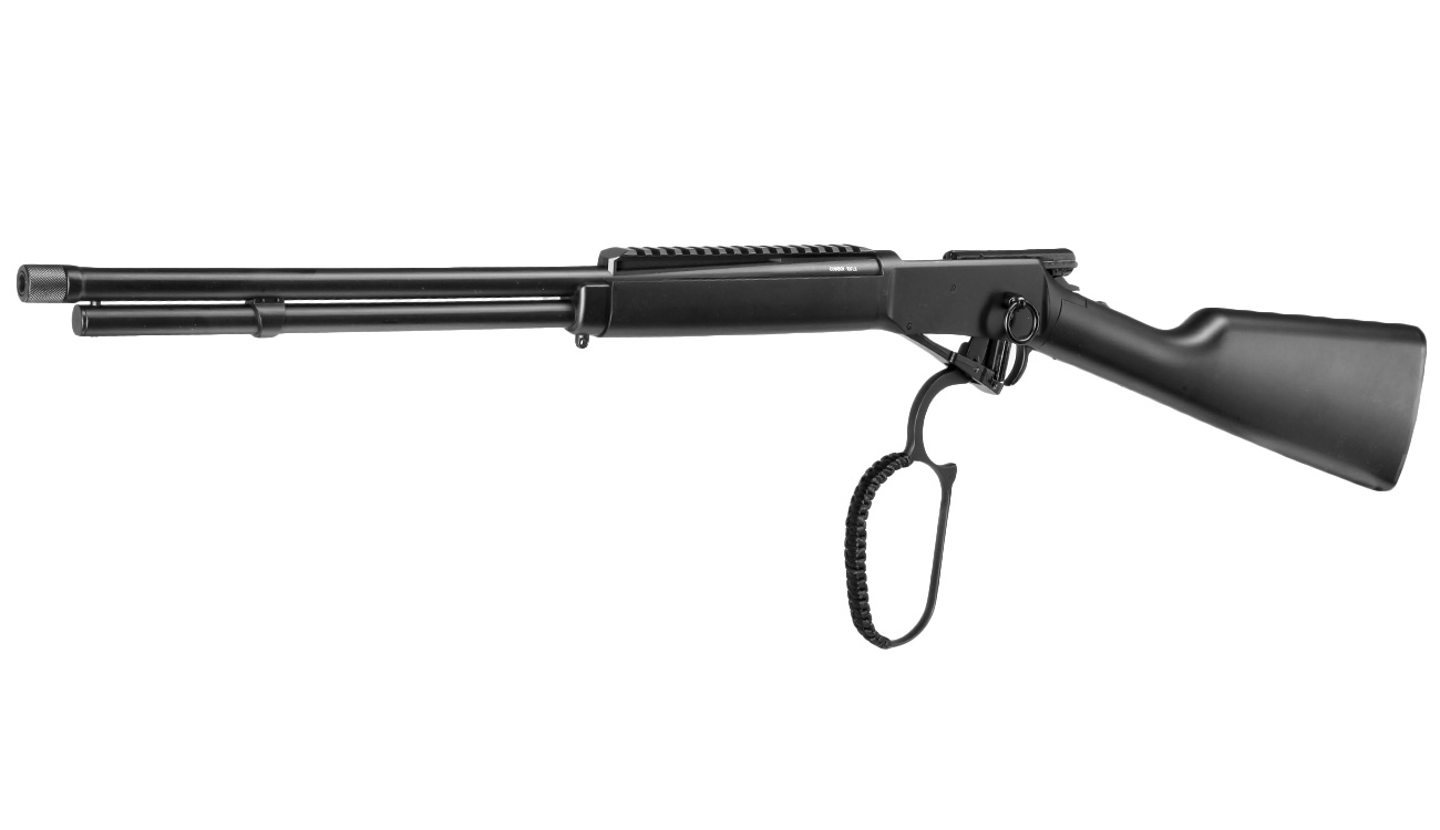 Legends Cowboy Rifle Renegade CO2-Luftgewehr Unterhebelspanner Kal. 4,5 mm BB schwarz inkl. 10 Ladehlsen Bild 9