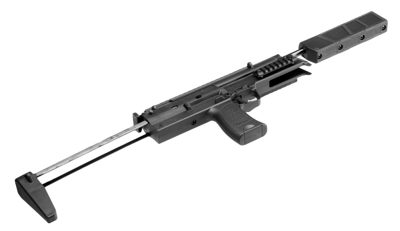 Heckler & Koch MP7 SD Knicklauf Luftpistole Kal. 4,5 mm Diabolo schwarz Bild 10