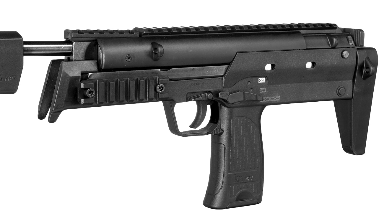Heckler & Koch MP7 SD Knicklauf Luftpistole Kal. 4,5 mm Diabolo schwarz Bild 7
