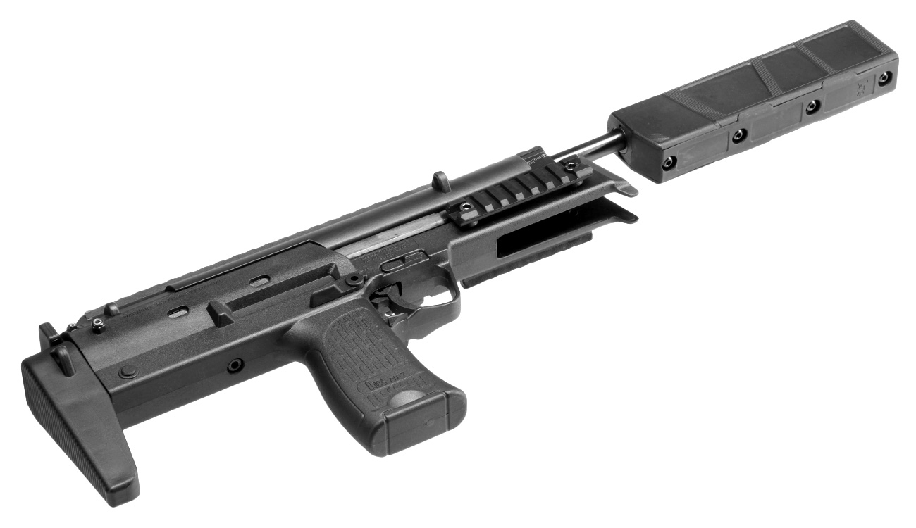 Heckler & Koch MP7 SD Knicklauf Luftpistole Kal. 4,5 mm Diabolo schwarz Bild 9