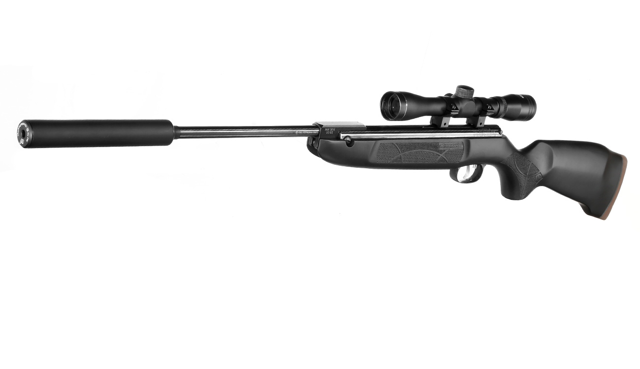 Weihrauch HW 30 Luftgewehr Kal. 4,5 mm Diabolo inkl. Schalldmpfer, Weihrauch Zielfernrohr 4x32 Bild 1
