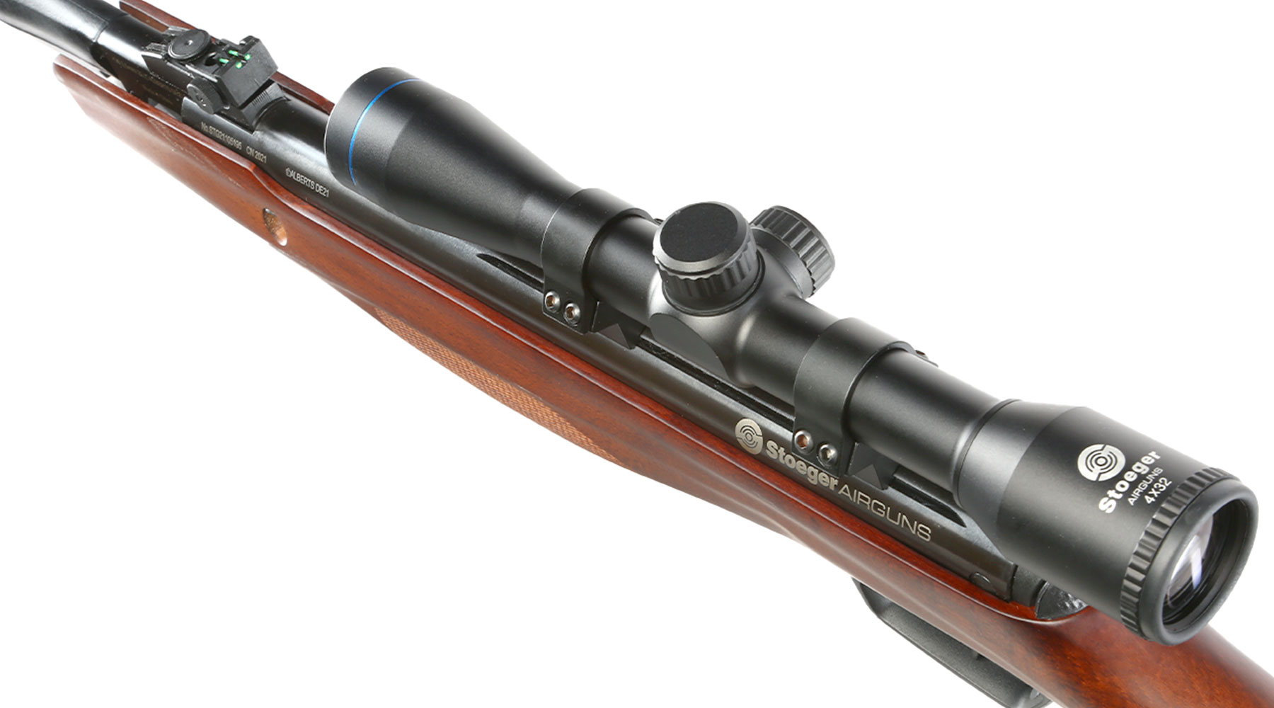 Stoeger RX20 S3 Combo Luftgewehr Kal. 5,5 mm Diabolo Holzschaft inkl. Schalldmpfer u. Zielfernrohr 4x32 Bild 3