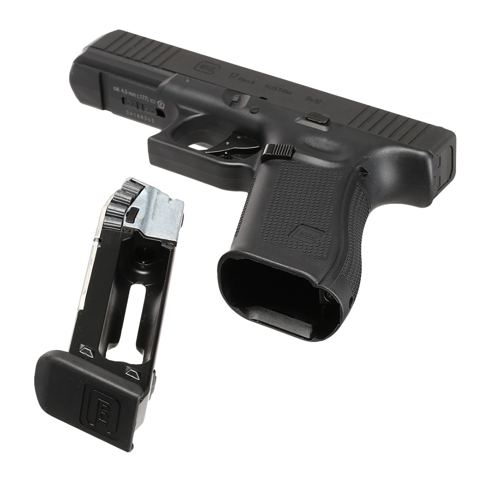 Glock 17 Gen5 CO2-Luftpistole Blowback Kal. 4,5mm Diabolo Metallschlitten schwarz Bild 4