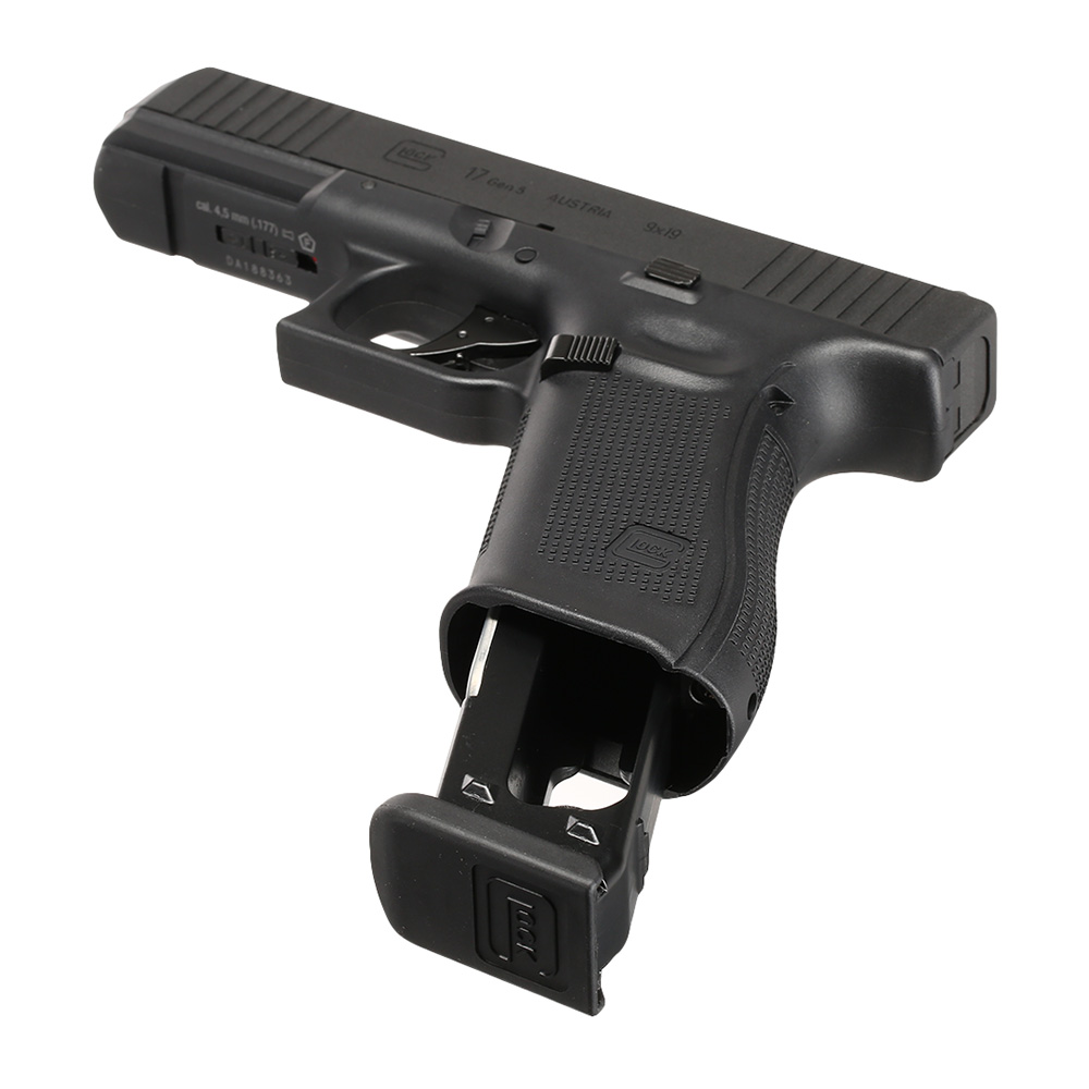 Glock 17 Gen5 CO2-Luftpistole Blowback Kal. 4,5mm Diabolo Metallschlitten schwarz Bild 5