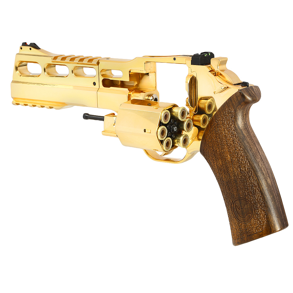 Chiappa Rhino 60DS CO2 Revolver 4,5mm BB 18k Gold beschichtet streng limitiert inkl. Waffenkoffer Bild 2