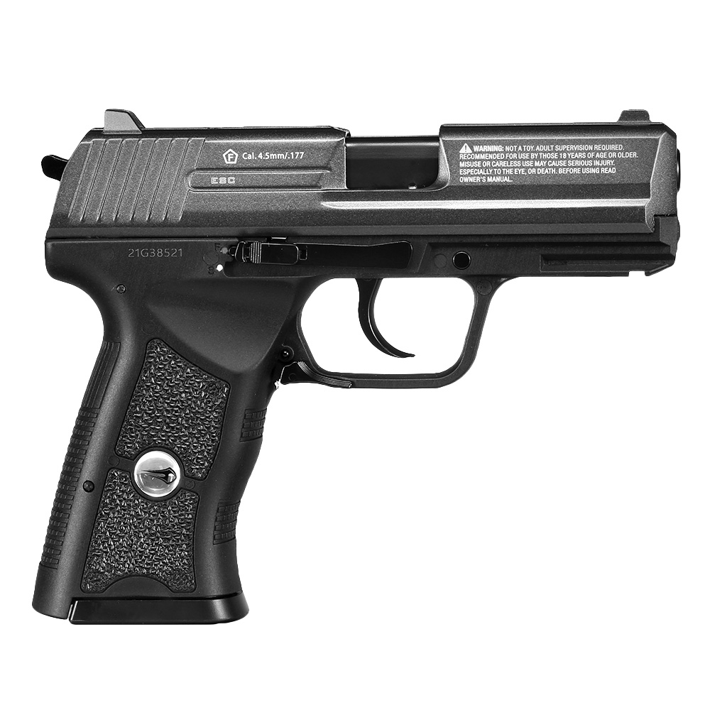 Borner W118 Special Force CO2 Luftpistole Kal. 4,5 mm BB Blowback titan mit Metallschlitten Bild 3