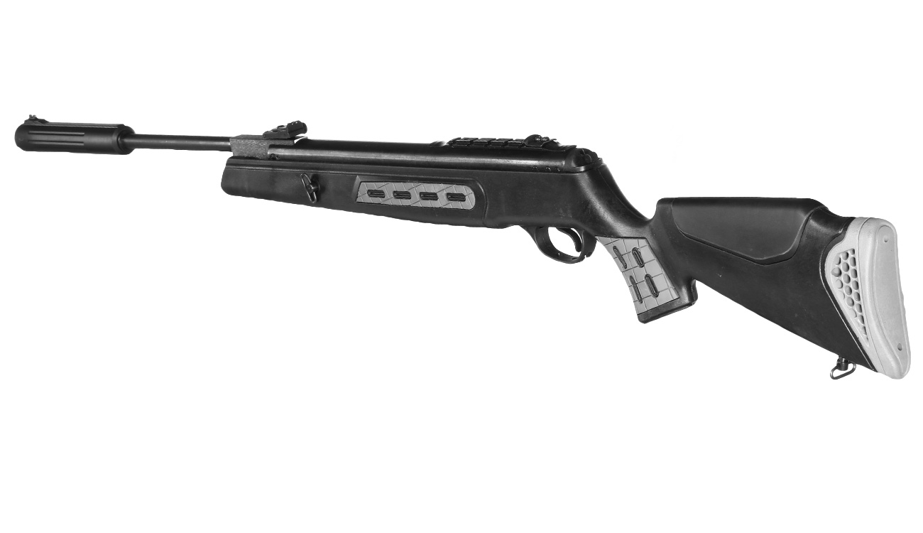 Leader 125 Sniper Knicklauf Luftgewehr Kal. 4,5 mm Diabolo schwarz inkl. Zweibein und Tragegurt Bild 2