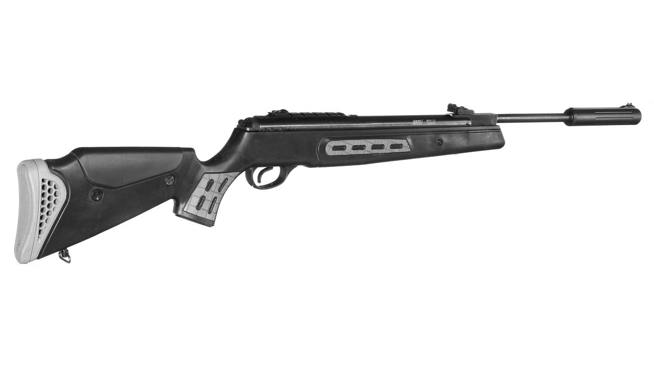 Leader 125 Sniper Knicklauf Luftgewehr Kal. 4,5 mm Diabolo schwarz inkl. Zweibein und Tragegurt Bild 5