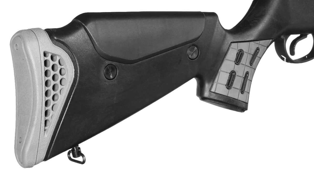 Leader 125 Sniper Knicklauf Luftgewehr Kal. 4,5 mm Diabolo schwarz inkl. Zweibein und Tragegurt Bild 6