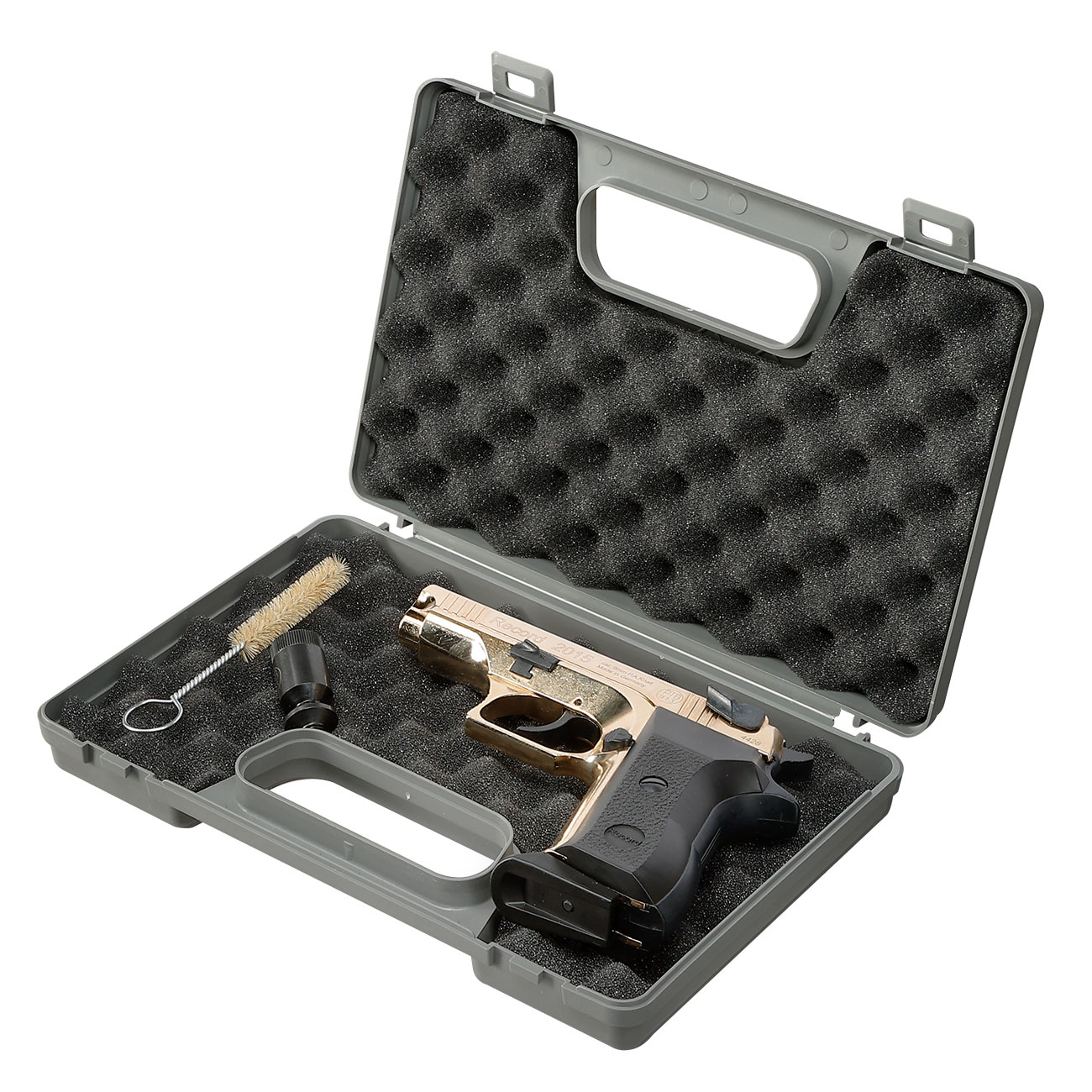 Record 2015 Schreckschuss Pistole Kal. 9mm P.A.K Sonderedition gold Bild 4
