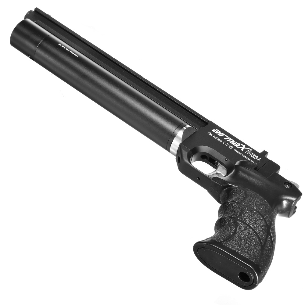 airmaX PP700S-A Pressluftpistole PCP Kal. 4,5 mm Diabolo schwarz Bild 6