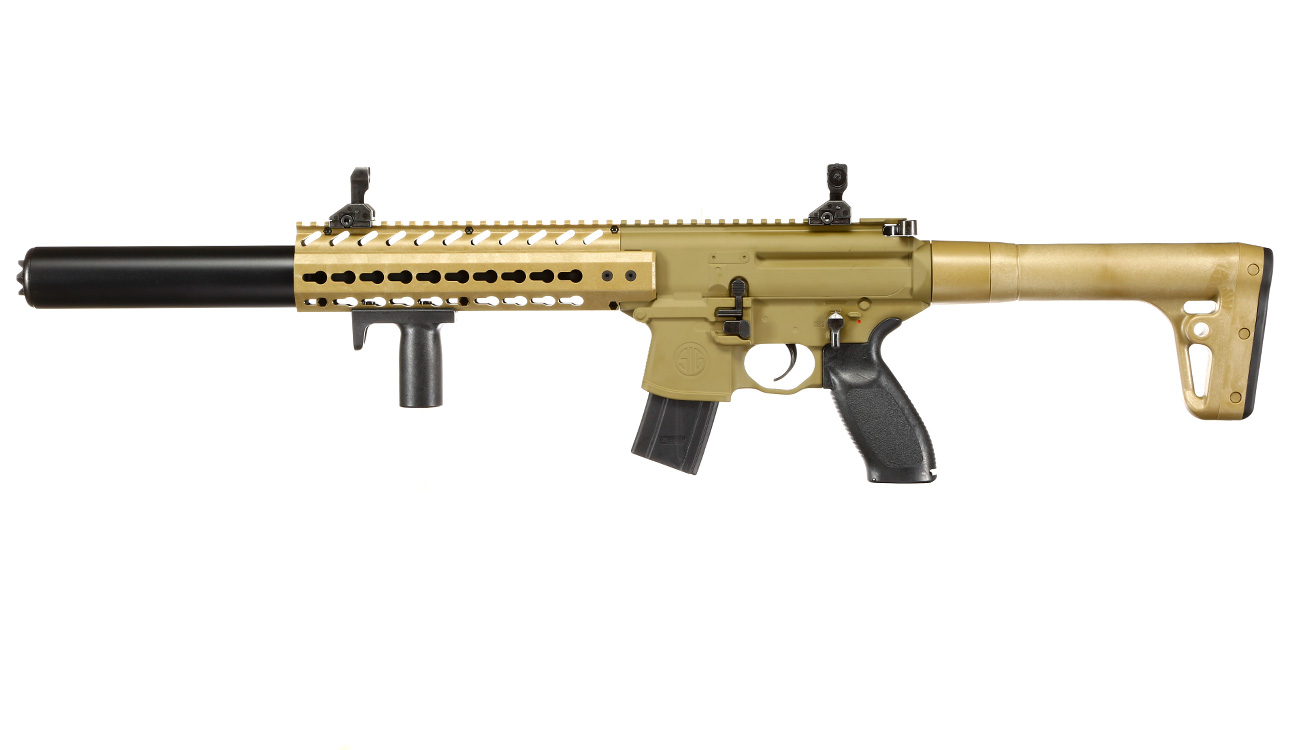 Sig Sauer MCX CO2 Luftgewehr 4,5mm Diabolo FDE