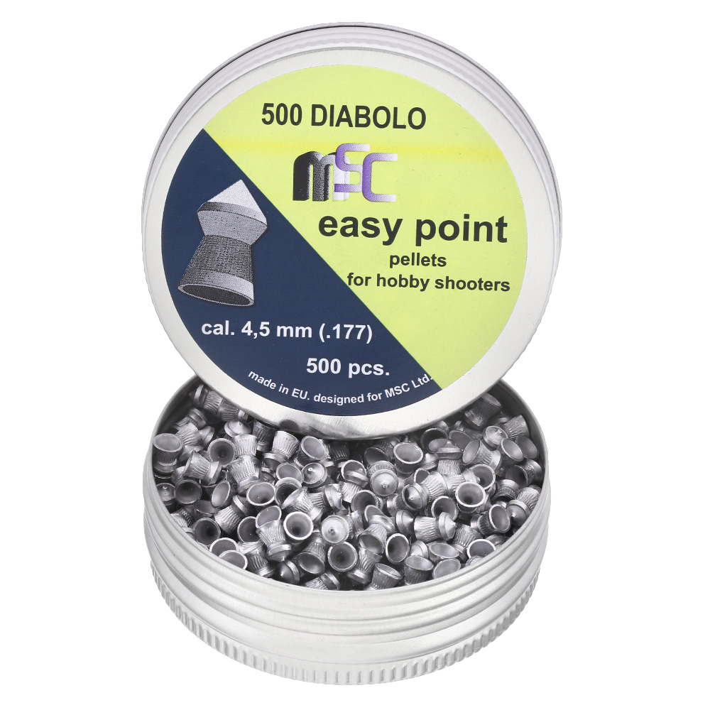 MSC Diabolo Easy Point Kal. 4,5 mm Spitzkopf 500er Dose