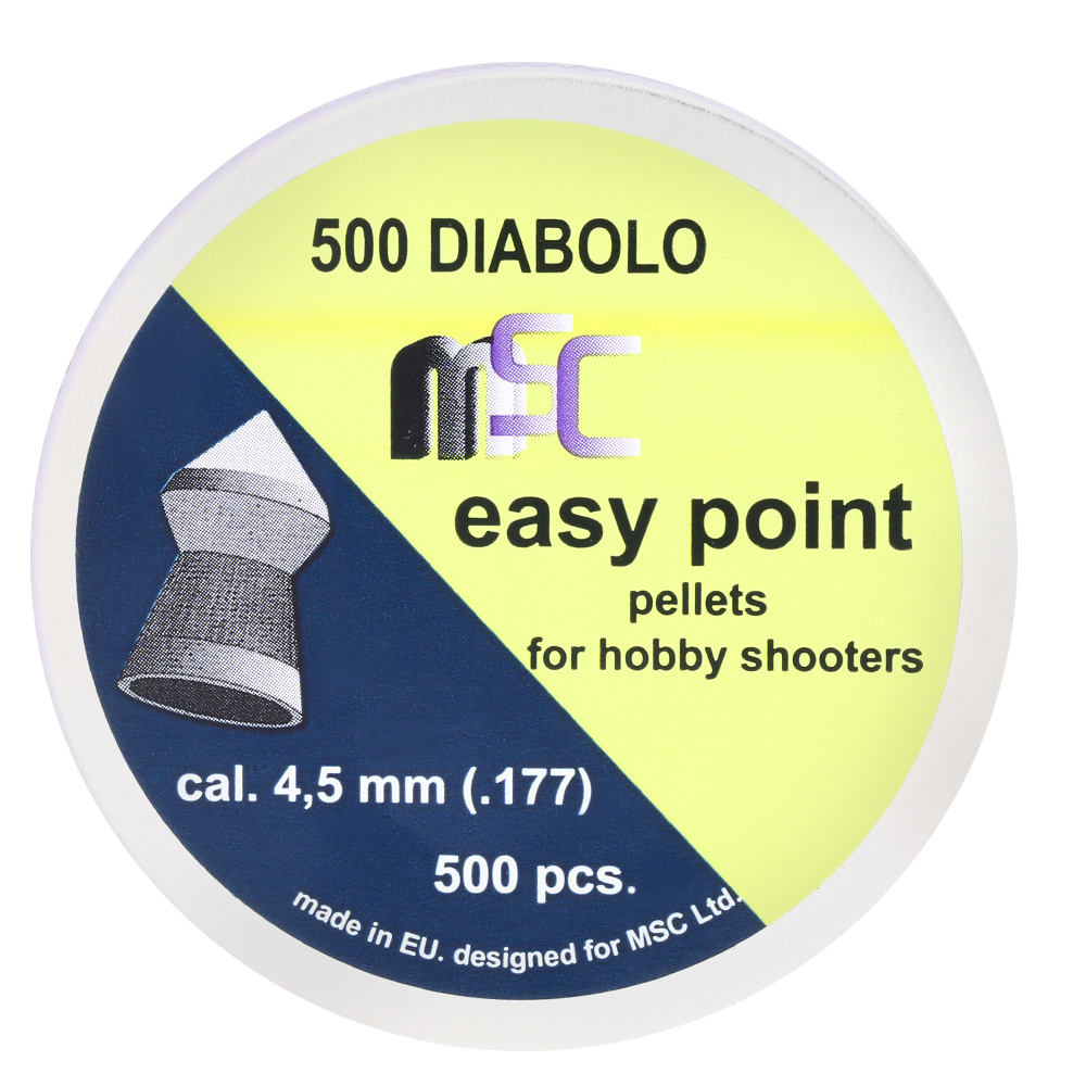 MSC Diabolo Easy Point Kal. 4,5 mm Spitzkopf 500er Dose Bild 3