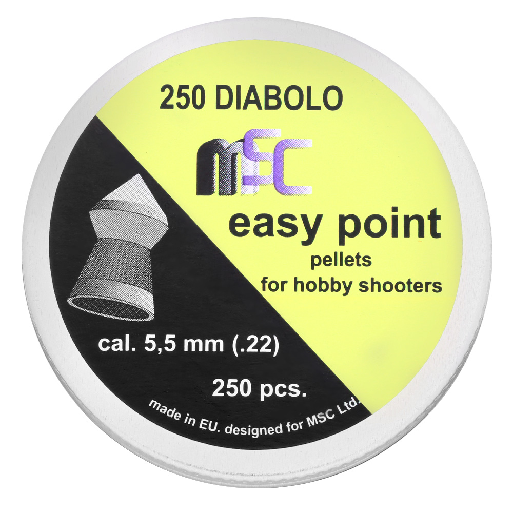 MSC Diabolo Easy Point Kal. 5,5 mm Spitzkopf 250er Dose Bild 3
