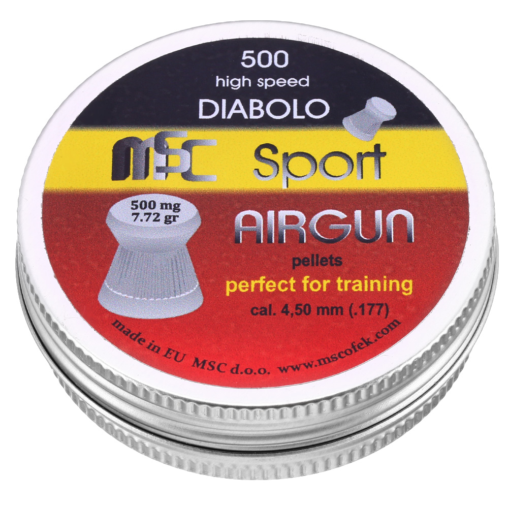 MSC Diabolos Sport Mix 6er Pack 500 Stck 4,5 mm Flach- und Rundkopf Bild 4