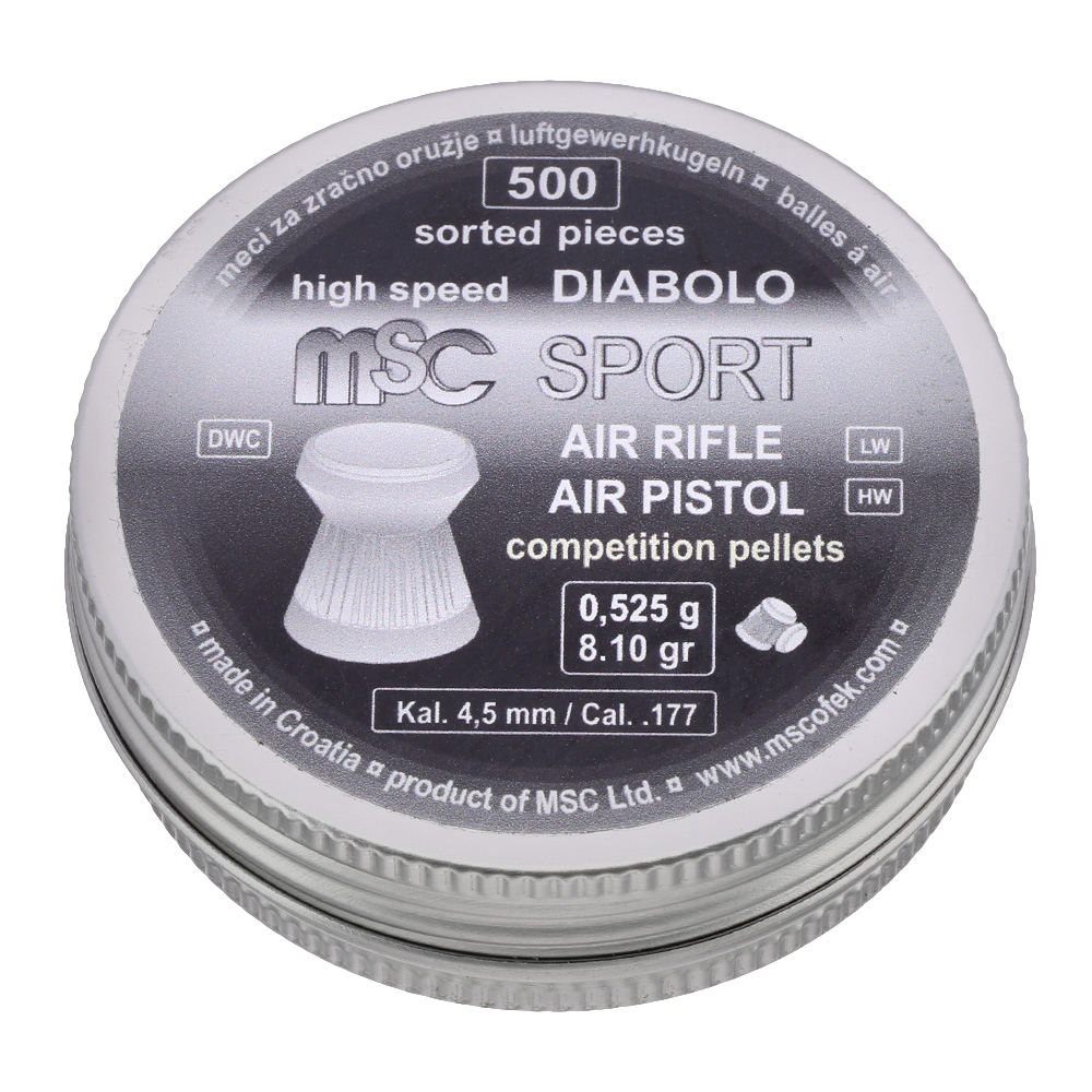 MSC Diabolos Sport Mix 6er Pack 500 Stck 4,5 mm Flach- und Rundkopf Bild 5