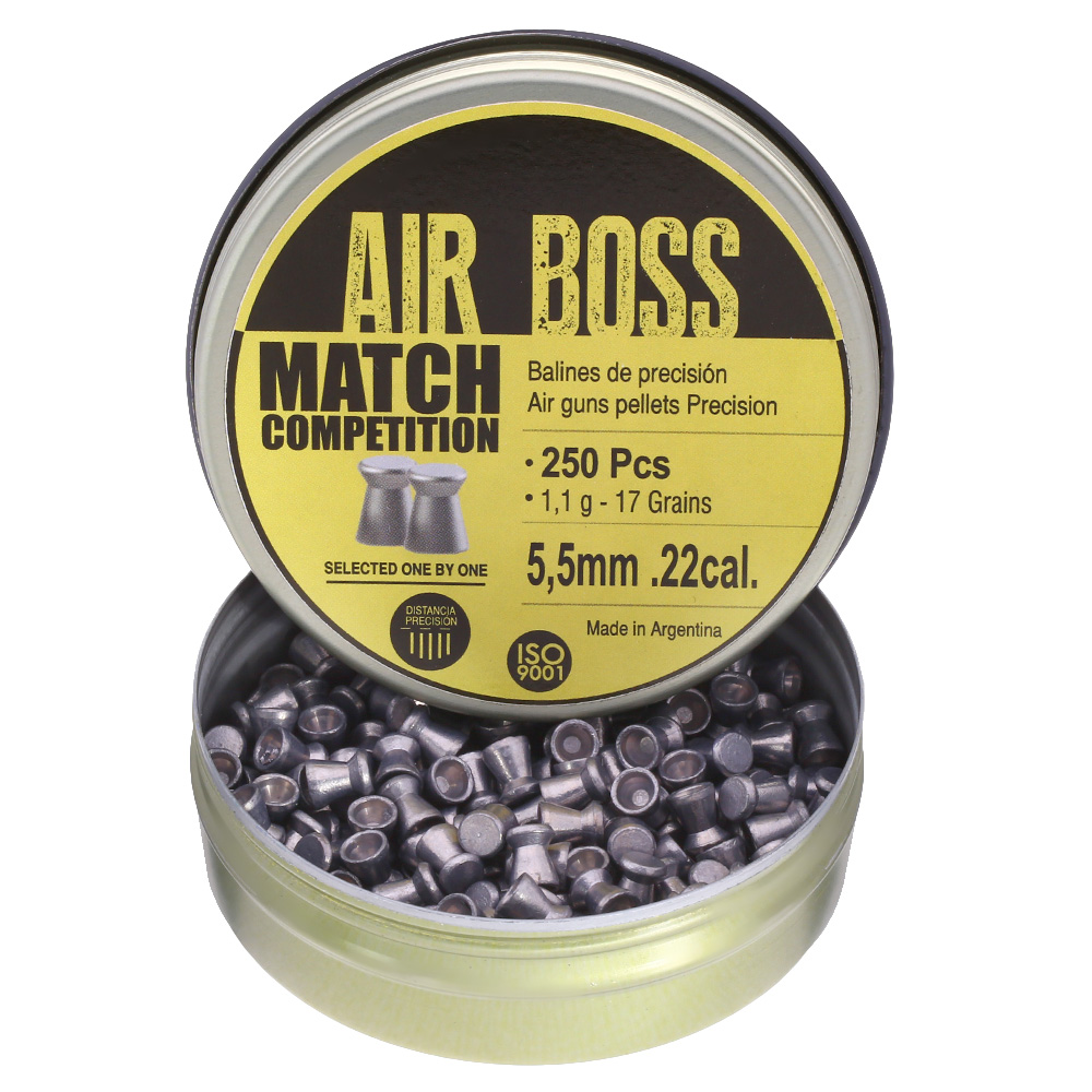 Air Boss Diabolo Match Competition Kal. 5,5 mm Flachkopf 250er Dose