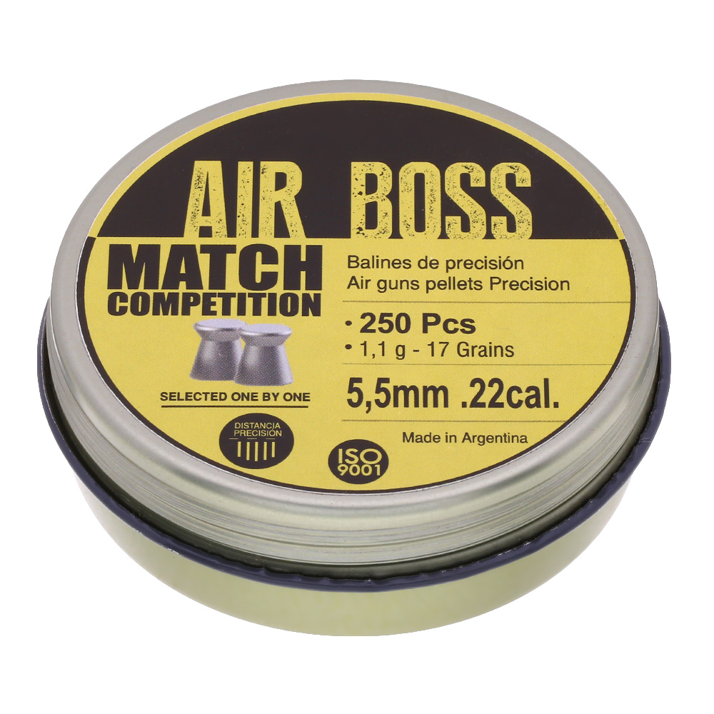 Air Boss Diabolo Match Competition Kal. 5,5 mm Flachkopf 250er Dose Bild 1