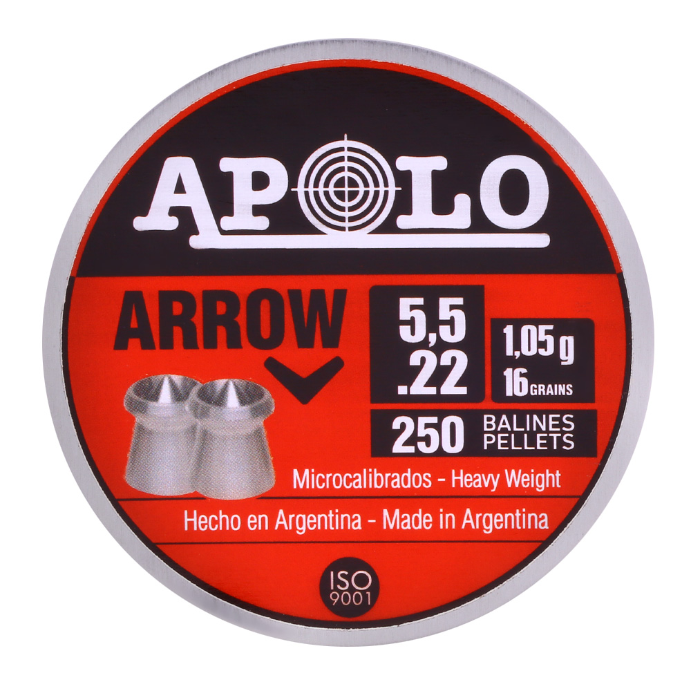Apolo Diabolo Arrow Kal. 5,5 mm Hohlspitz 250er Dose Bild 3