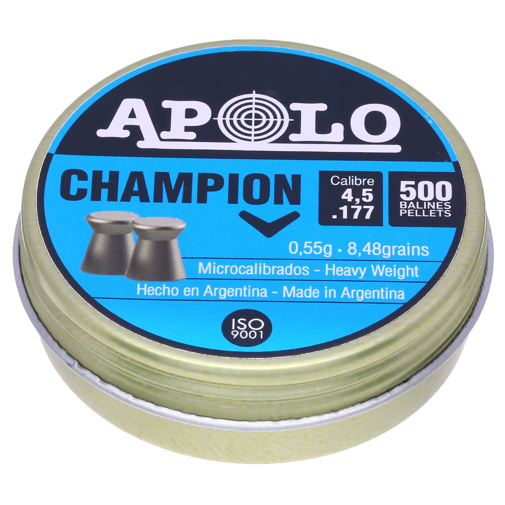 Apolo Diabolo Champion Kal. 4,5 mm Flachkopf 500er Dose Bild 1