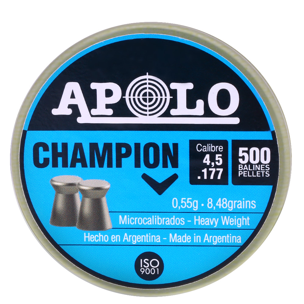 Apolo Diabolo Champion Kal. 4,5 mm Flachkopf 500er Dose Bild 3