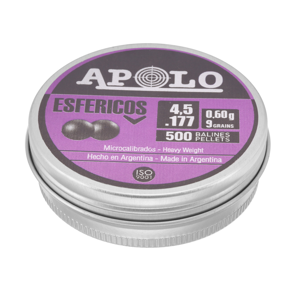 Apolo Blei-BBs Esfricos Kal. 4,5 mm 500er Dose Bild 1