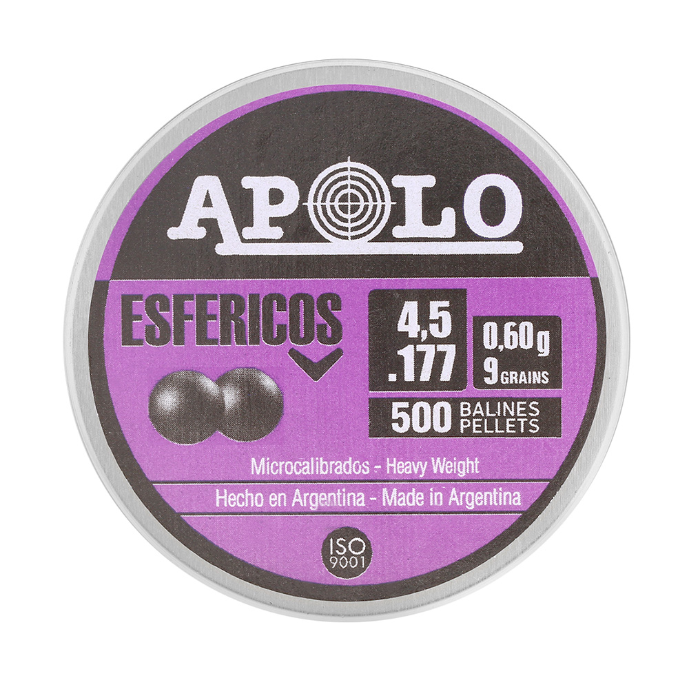 Apolo Blei-BBs Esfricos Kal. 4,5 mm 500er Dose Bild 3