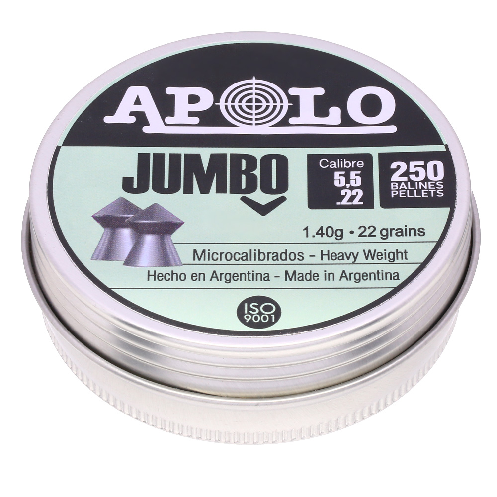 Apolo Diabolo Jumbo Kal. 5,5 mm Spitzkopf 250er Dose Bild 1