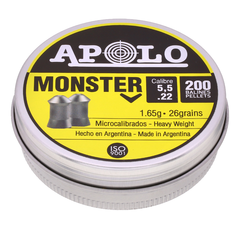 Apolo Diabolo Monster Kal. 5,5 mm Rundkopf 200er Dose Bild 1