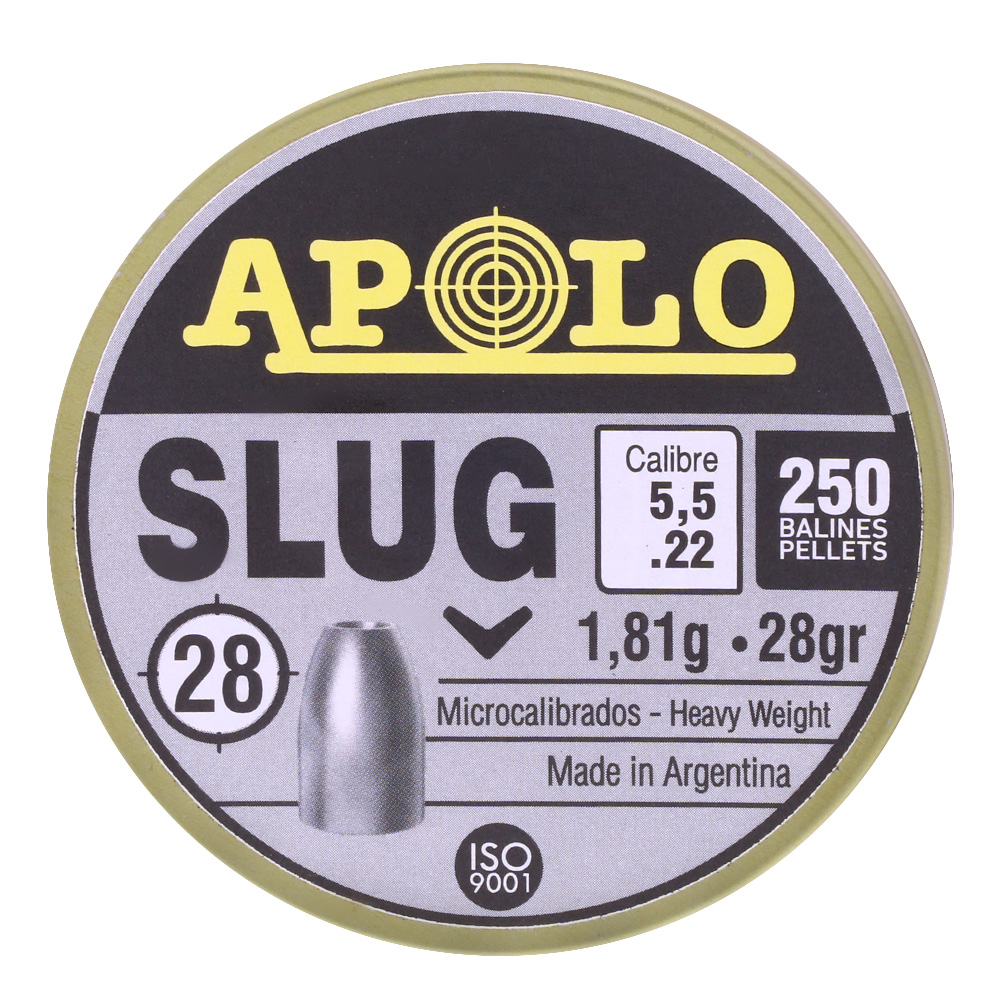 Apolo Diabolo Slug 28 Kal. 5,5 mm Hohlspitz 250er Dose Bild 1