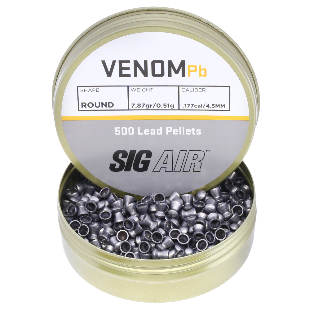 Sig Air Diabolo Venom Kal. 4,5 mm Rundkopf 0,51 g 500er Dose