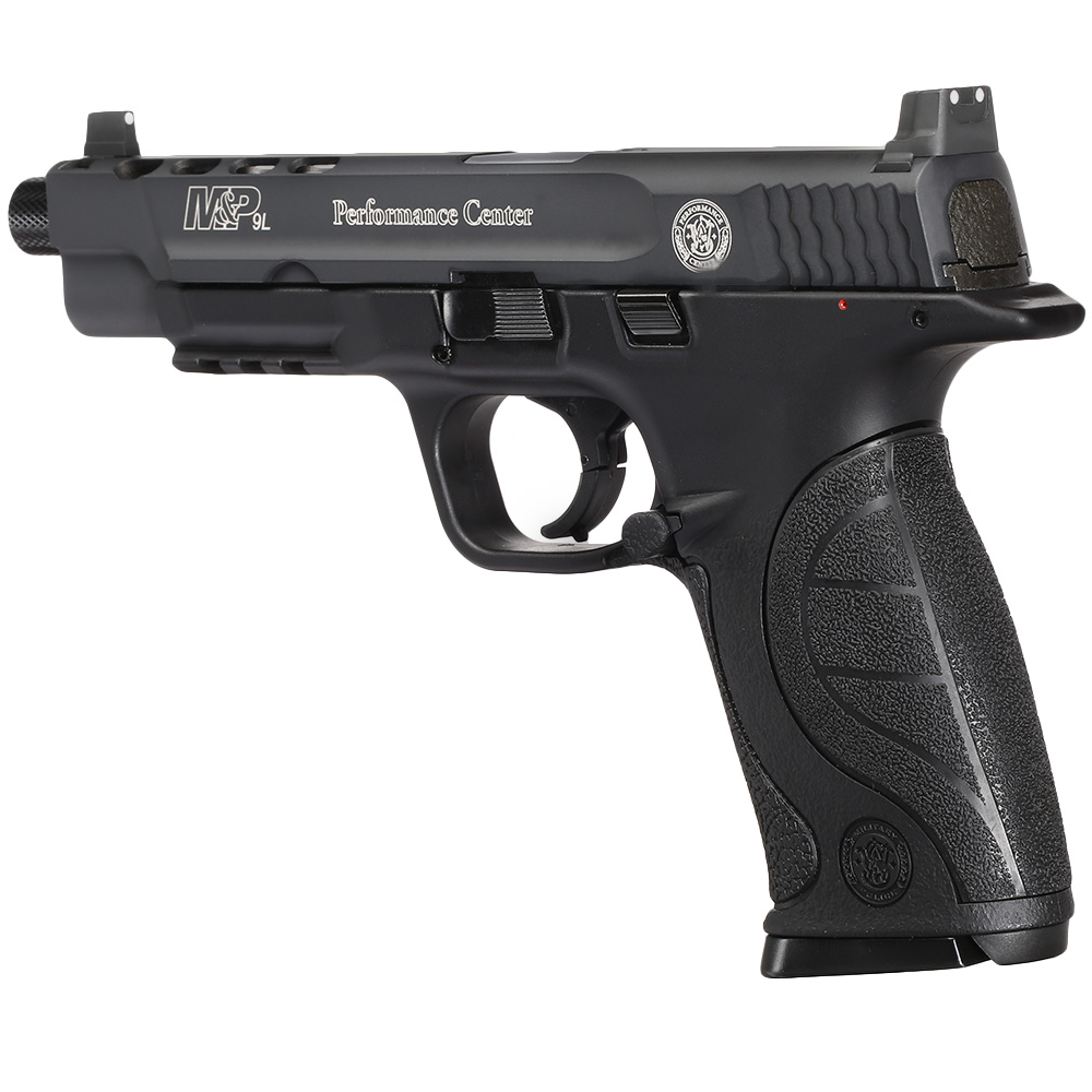 Smith & Wesson M&P9L Performance Center Ported CO2-Luftpistole 4,5 mm BB Metallschlitten Blowback schwarz Bild 2