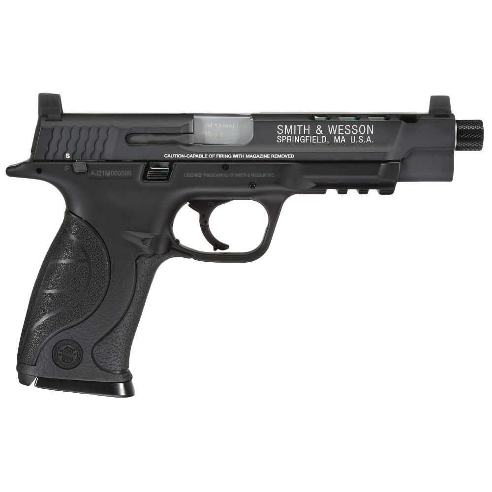 Smith & Wesson M&P9L Performance Center Ported CO2-Luftpistole 4,5 mm BB Metallschlitten Blowback schwarz Bild 3