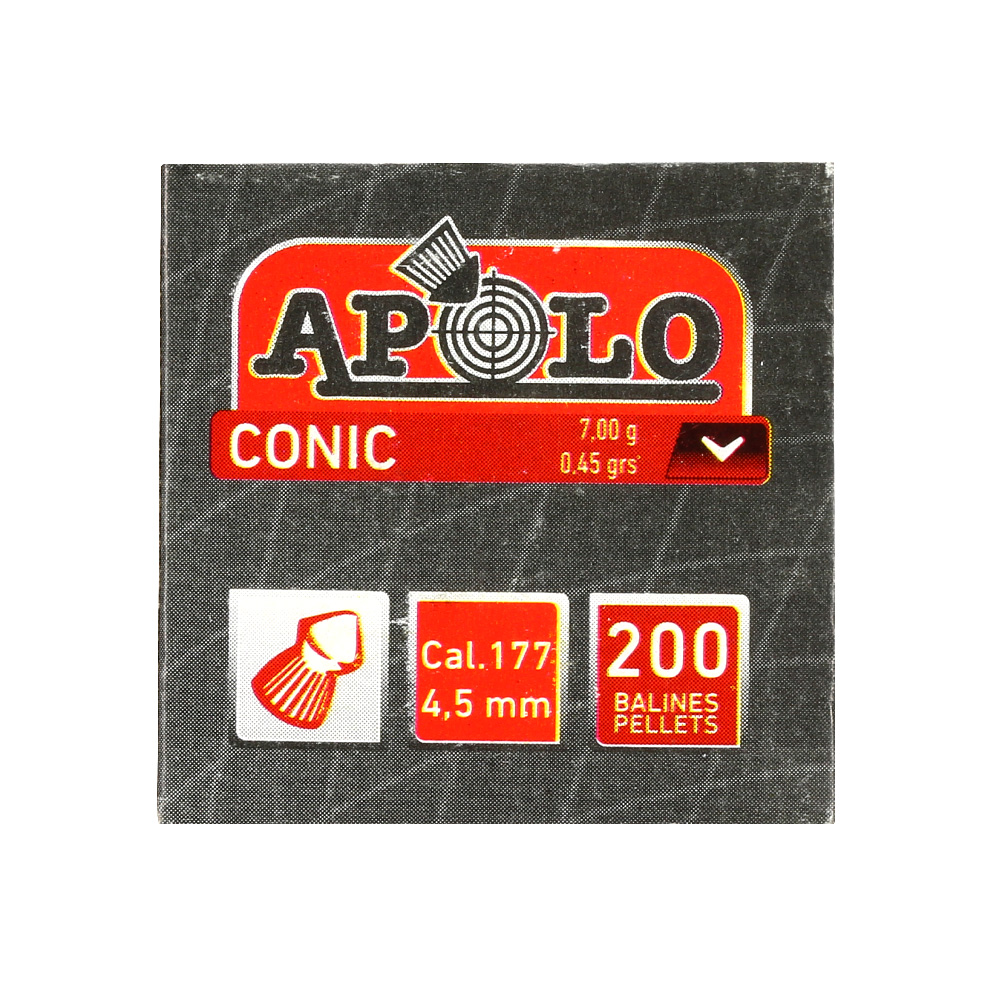 Apolo Diabolos Conic Kal. 4,5 mm Spitzkopf 200er Packung Bild 1