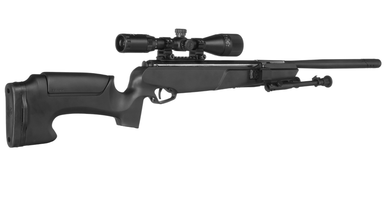 Stoeger Luftgewehr ATAC II Combo 5,5 mm schwarz mit Zweibein und Zielfernrohr 3-9x40 AO Mil-Dot Bild 1