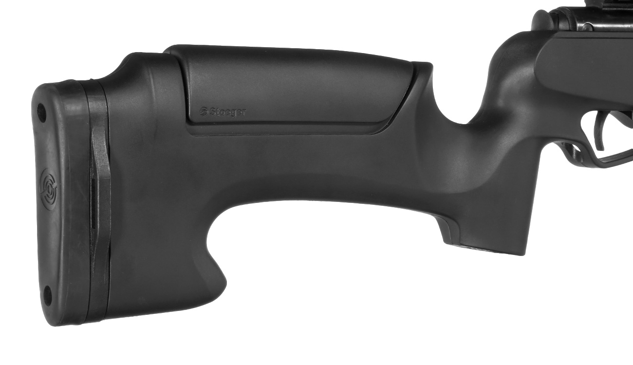 Stoeger Luftgewehr ATAC II Combo 5,5 mm schwarz mit Zweibein und Zielfernrohr 3-9x40 AO Mil-Dot Bild 1