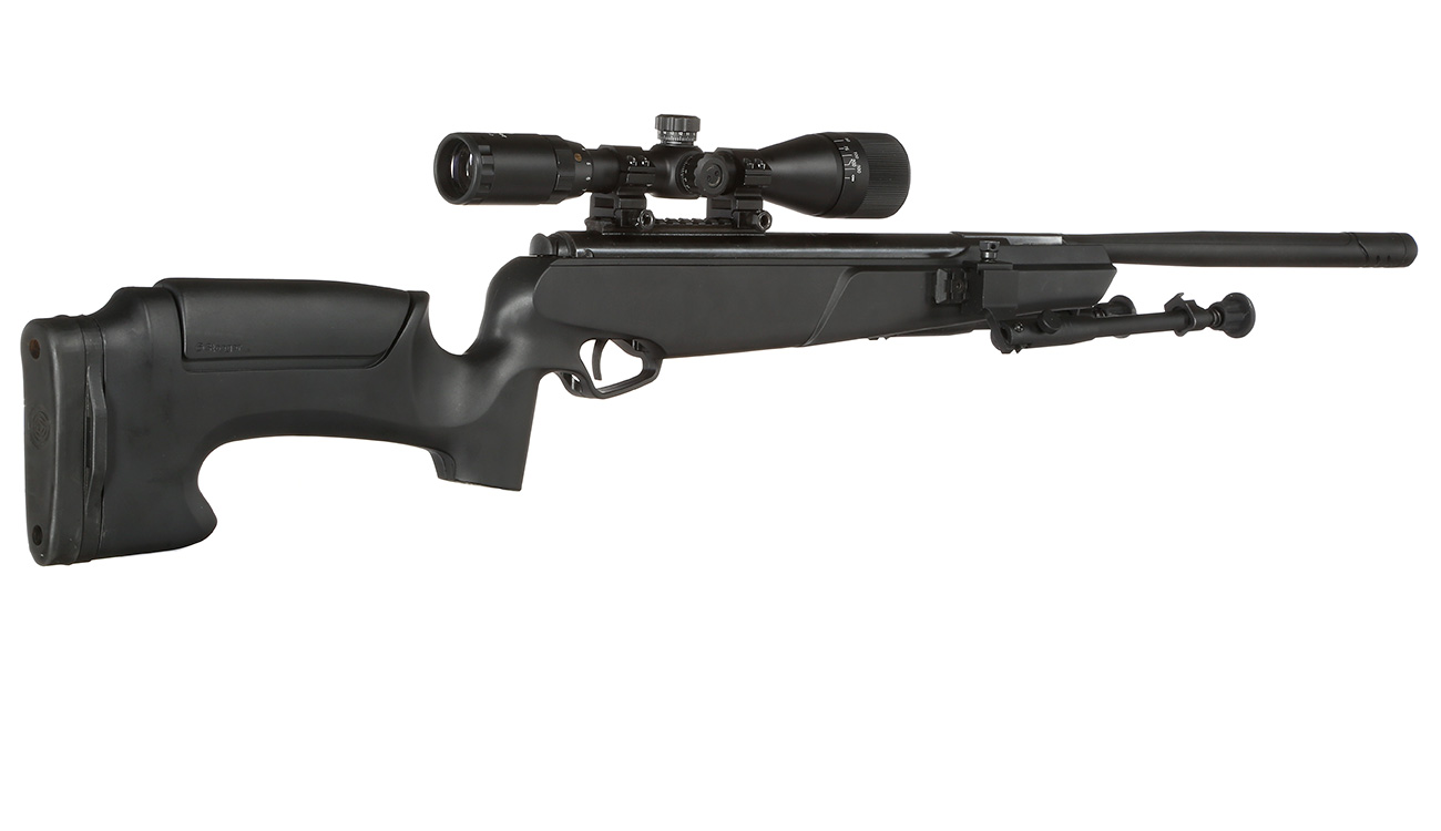 Stoeger Luftgewehr ATAC II Combo 4,5 mm schwarz mit Zweibein und Zielfernrohr 3-9x40 AO Mil-Dot Bild 1