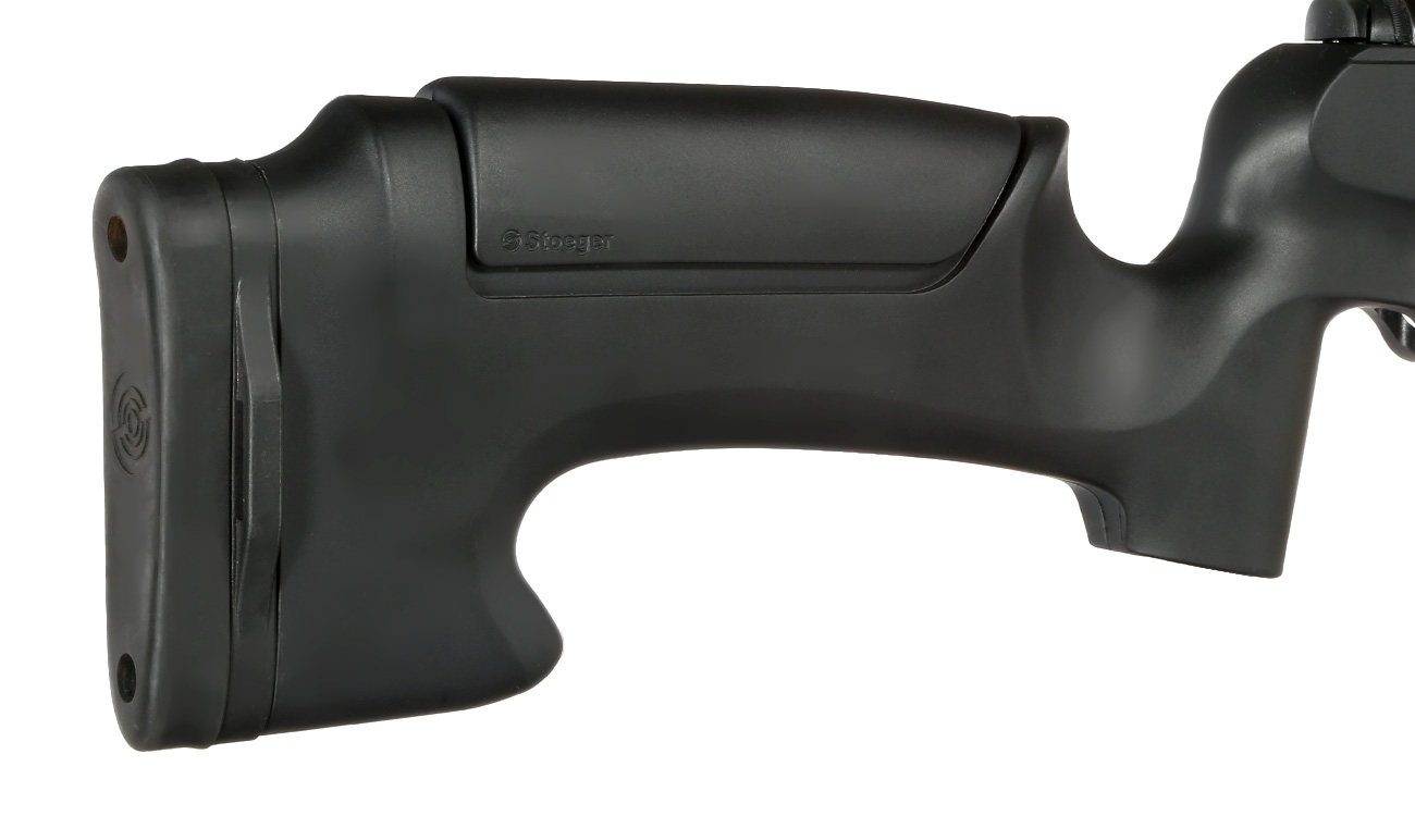 Stoeger Luftgewehr ATAC II Combo 4,5 mm schwarz mit Zweibein und Zielfernrohr 3-9x40 AO Mil-Dot Bild 1