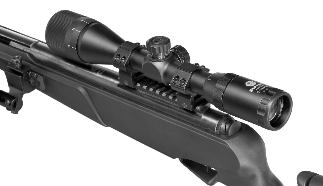 Stoeger Luftgewehr ATAC II Combo 4,5 mm schwarz mit Zweibein und Zielfernrohr 3-9x40 AO Mil-Dot Bild 1