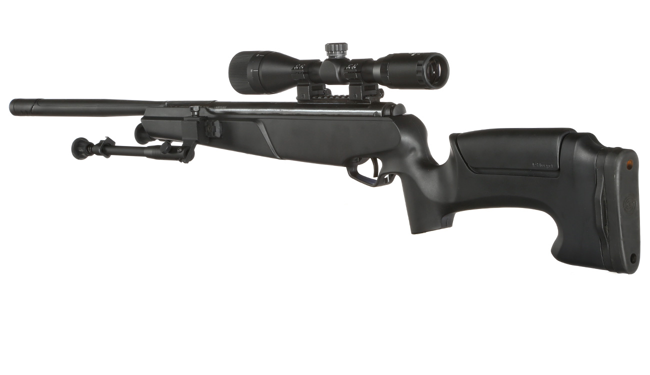 Stoeger Luftgewehr ATAC II Combo 4,5 mm schwarz mit Zweibein und Zielfernrohr 3-9x40 AO Mil-Dot Bild 1