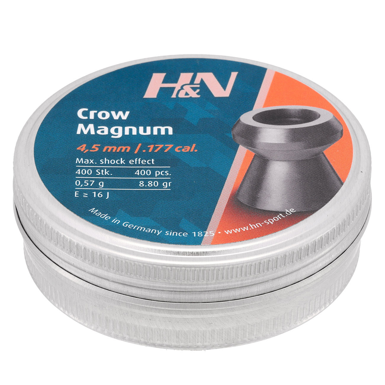 H&N Diabolos Crow Magnum Hohlspitze 4,5 mm 400 Stck Bild 1