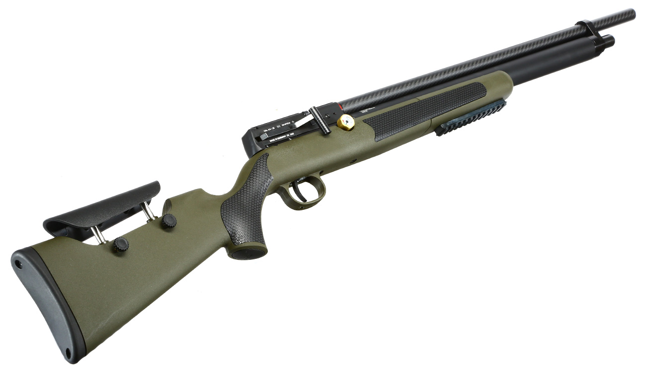 Diana XR200 PCP Pressluftgewehr Kal. 5,5 mm Diabolo OD Green mehrschssig inkl. Waffenkoffer Bild 10