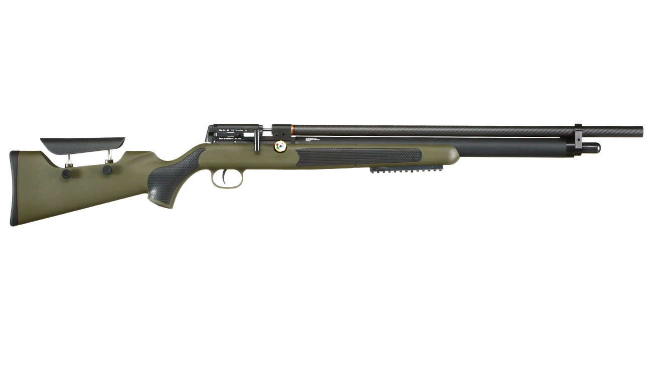 Diana XR200 PCP Pressluftgewehr Kal. 5,5 mm Diabolo mit 14-Schuss Magazin u. Twin-Shot-Tray oliv inkl. Waffenkoffer Bild 4