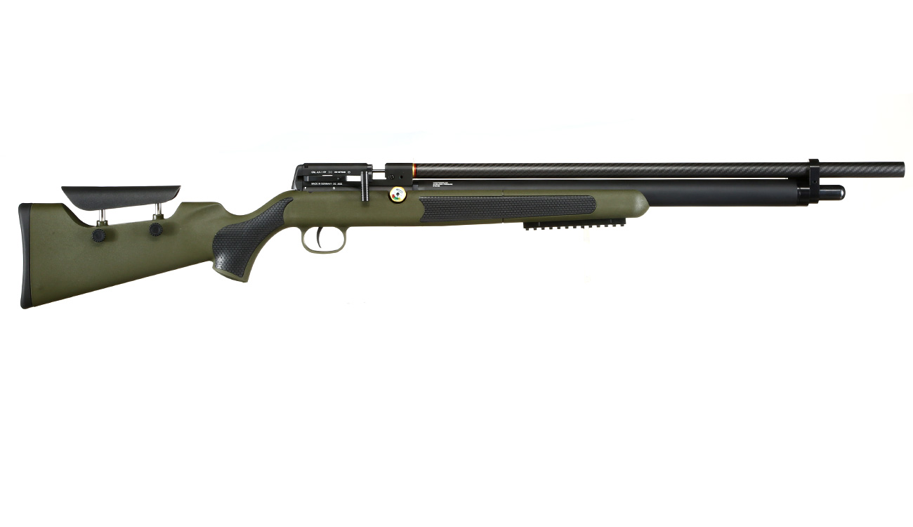 Diana XR200 PCP Pressluftgewehr Kal. 4,5 mm Diabolo mit 14-Schuss Magazin u. Twin-Shot-Tray oliv inkl. Waffenkoffer Bild 4